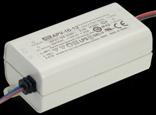 Meanwell hálózati adapter LED-es alkalmazásokhoz 16W 5V [APV-16-5]