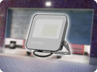 NAGY FÉNYERŐ LED-REFLEKTOR 50W, 8000LM, IP65, 4000K Természetes fehér