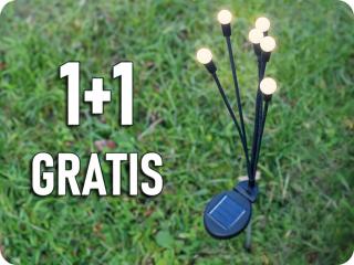 Napelemes lámpa SUNARI LED FLS-87 szoláris szentjánosbogarak, 6x3000K, 1+1 gratis! [RTV100491]