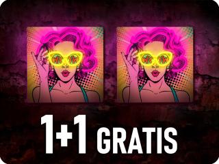 NEON ART LED DEKORÁCIÓS POWER WOMAN DIMMÁLHATÓ, 5V, USB, 1+1 gratis! [RTV100307]