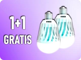 NOVEEN LED izzó rovarfogó funkcióval E27, 6W, 40m²-ig, 1+1 gratis! [IKN803]