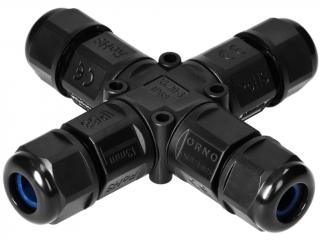 ORNO CABLE VÍZÁLLÓ CSATLAKOZÓ, TÍPUS X, IP68, 3X4MM2, 400V/16A [OR-AE-13623]
