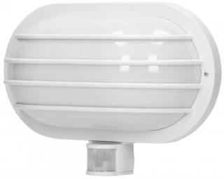 ORNO LED FALI LÁMPA ÉRZÉKELŐVEL LASO 1X60W (NEM TARTOZÉK) E27, IP44, FEHÉR [LF-2/W]