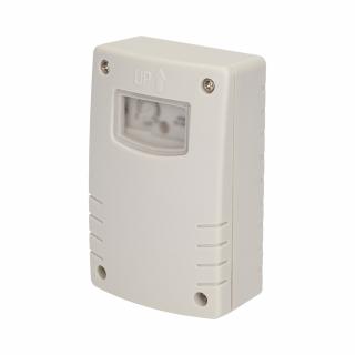 Orno szürkületi érzékelő 230V, max 1200W IP44, állítható 3-500 lux, időbeállítás 1-9 óra [OR-CR-209]