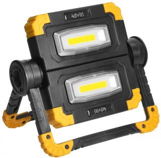 ORNO újratölthető LED spotlámpa GEMINIX 2x10W, 1200ml, IP44, 4000K, 5000mAh [AD-NR-6466L4]