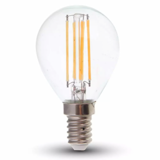 Retro LED žiarovka E14, P45, 6W, 800LM (130LM/W), 300° Meleg fehér