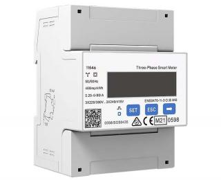 Smart Meter 3*230/400V 5(80)A RS485 4P MID