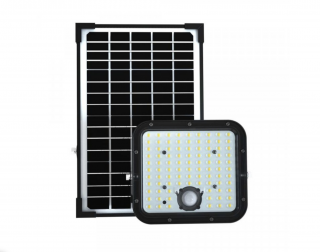 SOLAR LED REFLEKTOR NAPELEMES PANELLEL 30W, 4800LM, IP65, 6000MAH Hideg fehér