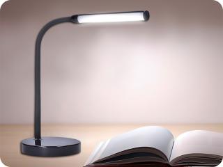 Solight LED asztali lámpa, 4W, dimmelhető, 4200K, fekete [WO52-B]