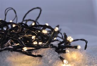 Solight LED karácsonyi lánc, 500 LED, 50m, 5m vezeték, IP44 meleg fehér