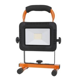 Solight LED reflektor, hordozható, újratölthető, 20W, 1600lm, narancssárga-fekete [WM-20W-DE]