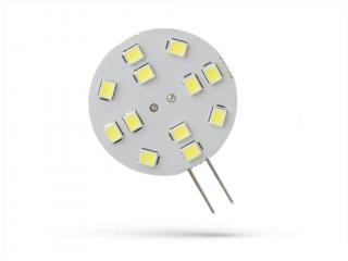 Spectrum LED izzó G4, 2W, 12LED, 12V, 30mm [WOJ+13782] Hideg fehér