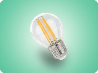 Spectrum Retro LED izzó E27, G45, 4W, 500LM, 2700K [WOJ+14072]