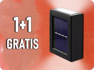 SUNARI Solar LED orientációs lámpa 10lm, 300mAh, Li-Ion, IP65, 6000K, 1+1 gratis! [RTV100337]