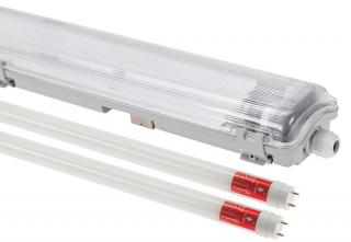 Tartó Limea LED csőhöz 2x120cm, IP65 [SLI028015_SLIM]