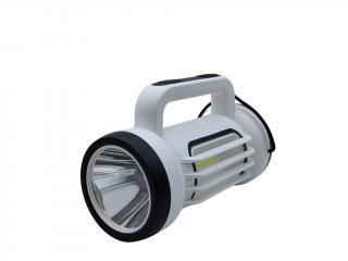 ÚJRATÖLTHETŐ LED ZSEMBŐ 380LM, 2X1200MAH, 6 MÓD [LA0217]