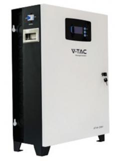 V-TAC akkumulátor szolár inverterekhez 10,24 kWh LiFePO4 falra szerelhető