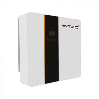 V-TAC szolár inverter 5kW, BE/KI, GRID HIBRID LCD kijelzővel, EGYFÁZIUS, IP20