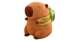 Capybara plüss teknősbéka táskával