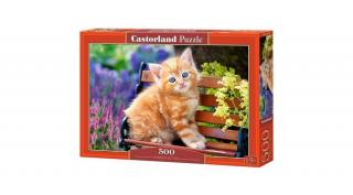Castorland 500 db-os Puzzle - Vörös Kiscica