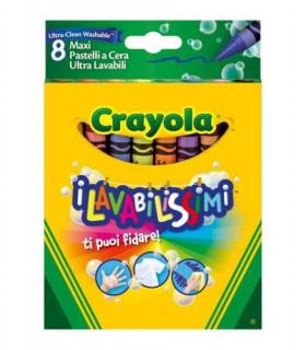 Crayola Kimosható Zsírkréta 8 db-os