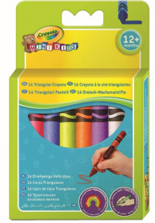 Crayola Minikids Zsírkréta Készlet 16 db-os