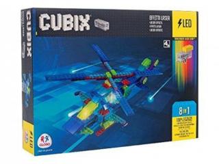 Cubix LED-es Építőjáték - Helikopter