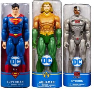 DC Szuperhős Figura Többféle: Superman, Aquaman és Cyborg 29 cm