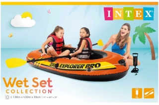 Intex Csónak Explorer Pro 200 Szett