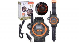 Walkie talkie 2 Multifunkciós órák Hatótávolság 200m