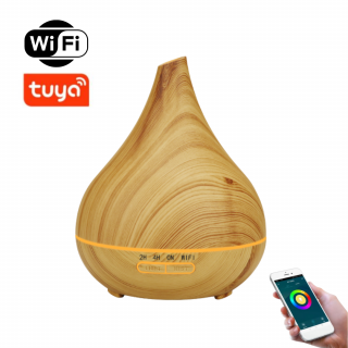BOT aromadiffúzor B1 távirányítóval - világosbarna fa