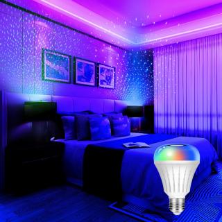SOLO LED Smart bulb RGB csillagprojektor funkcióval és WiFi zenei móddal 600lm / 5W
