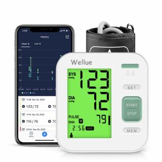 TOP Intelligens vérnyomásmérő/ Tonométer/ Vérnyomás- és pulzusmérő