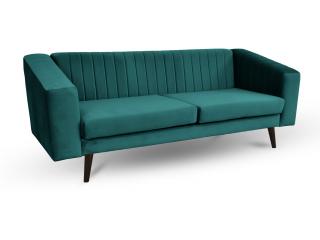 ASPREY 3 kanapé - smaragdzöld