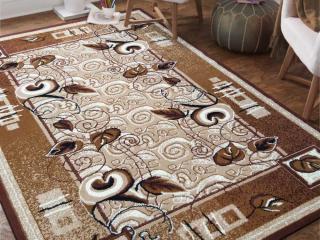Barna rusztikus Lukko szőnyeg Méret: 60x100 cm