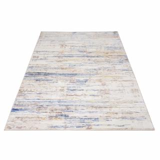 Bézs - kék csíkos modern GETTA szőnyeg Méret: 120x170 cm
