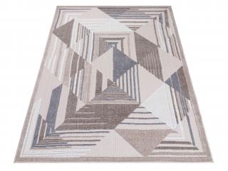 Bézs mintás modern EBESS szőnyeg Méret: 120x170 cm