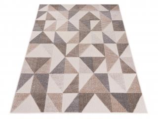 Bézs mintás modern NUVE szőnyeg Méret: 120x170 cm