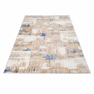 Bézs modern mintás LEO szőnyeg Méret: 120x170 cm