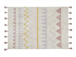 Bézs pamut NUDE vintage szőnyeg Méret: 140x200 cm