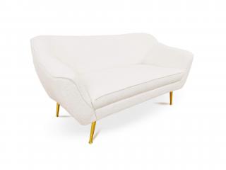 BOWY II buklé kanapé - fehér