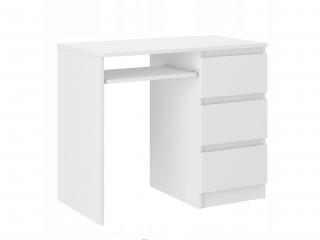 CALI N3 íróasztal - fehér Oldal: Jobbos