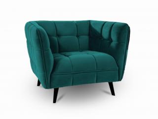 CASTELLO fotel - smaragdzöld