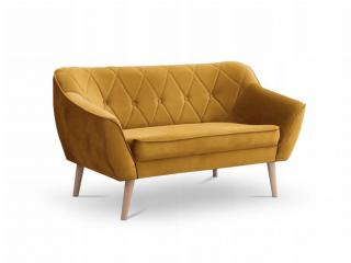 DEANA II kárpitozott kanapé - sárga