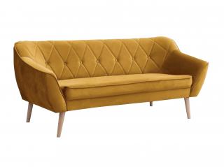 DEANA III kárpitozott kanapé - sárga