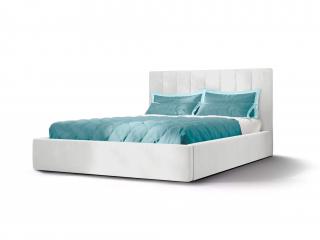 DENVER franciaágy magas ágytámlával - fehér Méret: 160x200