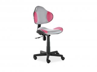 EDA irodai szék - rózsaszín/szürke