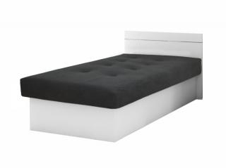 EMILY PLUSZ ágyneműtartós ágy 80x190 - fehér