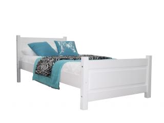 ETELKA egyszemélyes ágy 90x200 - fehér