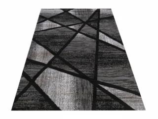 Fekete - szürke modern MADAMA szőnyeg Méret: 120x170 cm